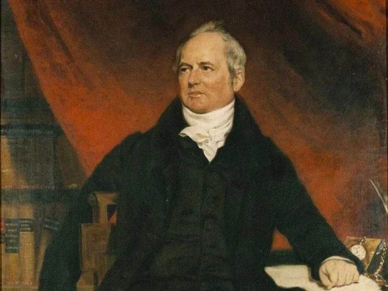 1780-Samuel Lane - Ritratto di John Rickman , assistente del cancelliere della Camera dei Comuni e segretario del presidente Abbot